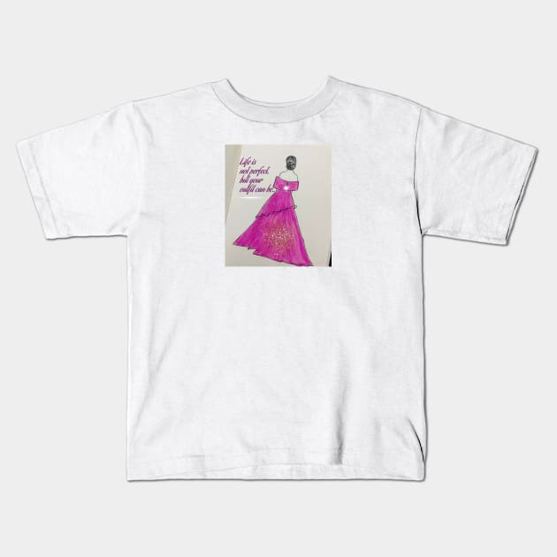 Perfect outfit Kids T-Shirt by Designs and Dreams